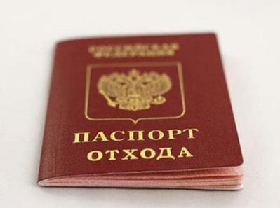 Паспорт опасного отхода